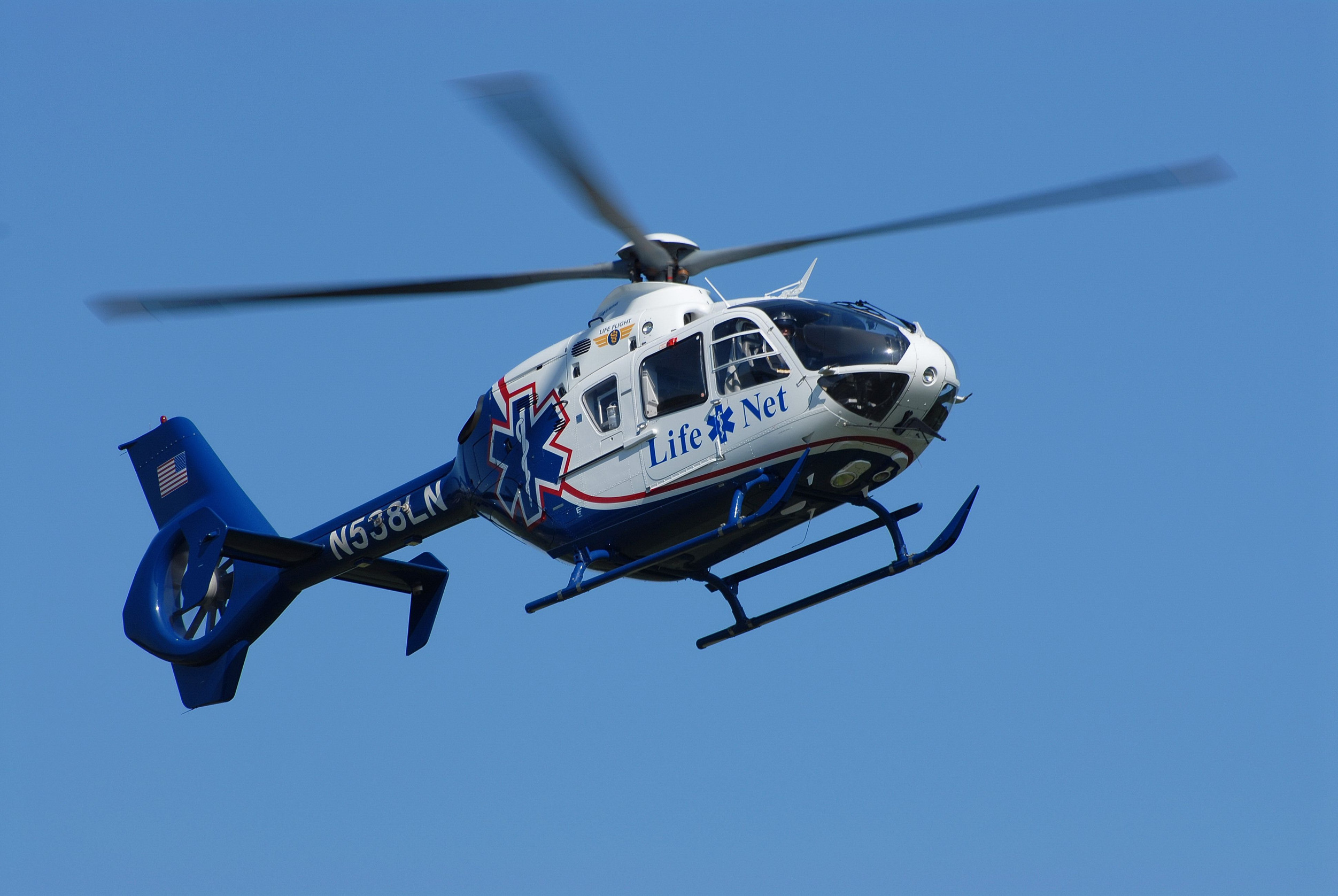 medical evacuation helicopter, Richmond, VA, August 2, 2007